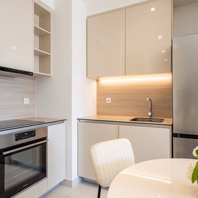 Аренда современной 2-комнатной квартиры, 55 м², ЖК BW Aurora, район Белград-на-Воде, Белград, Сербия